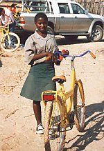 Schülerin in Namibia
